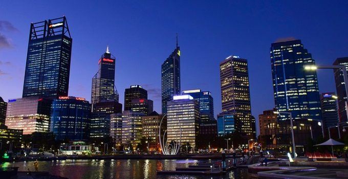 One night stand in Perth at night