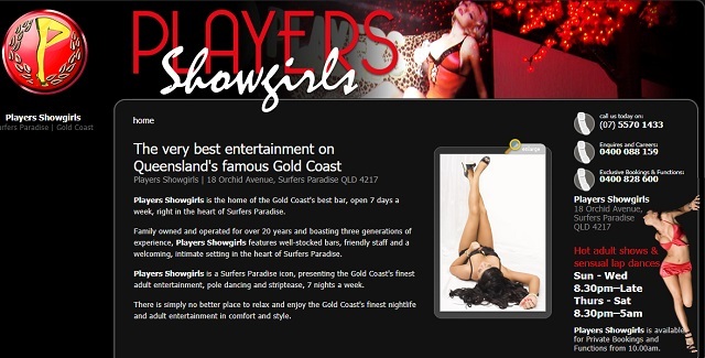 guide to gold coast strip clubs players showgirls