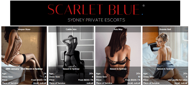 best independent sydney escorts scarlet blue escorts sydney