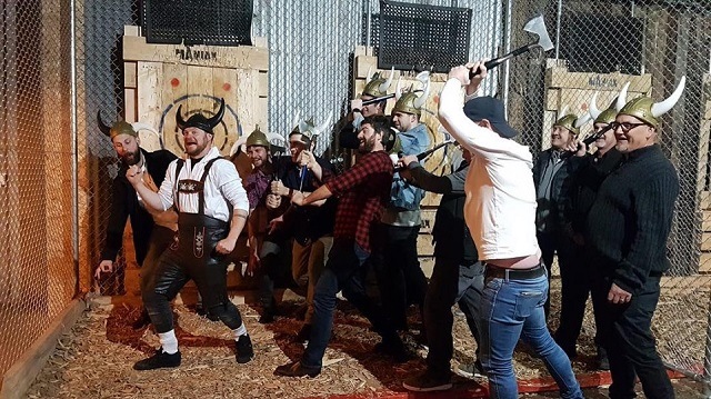 sydney bucks party guide axe throwing
