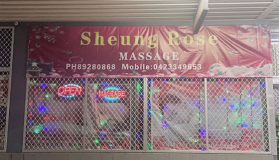 Outside view of Sheung Rose Massage