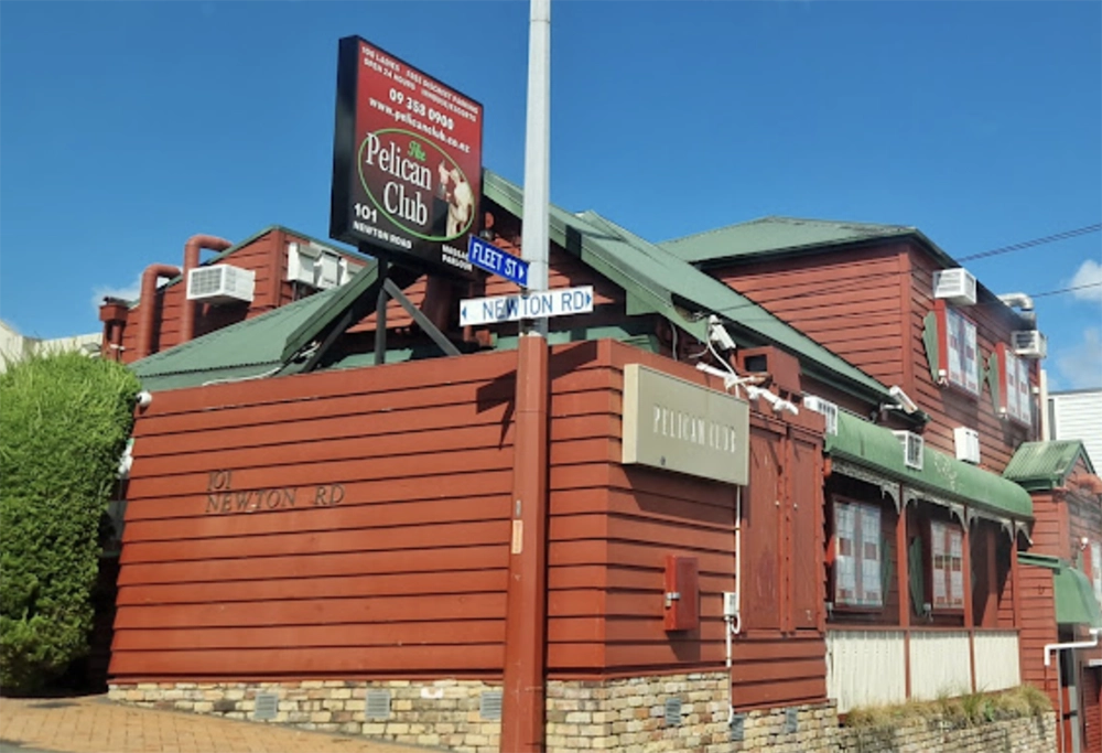 Pelican Club auckland exterior