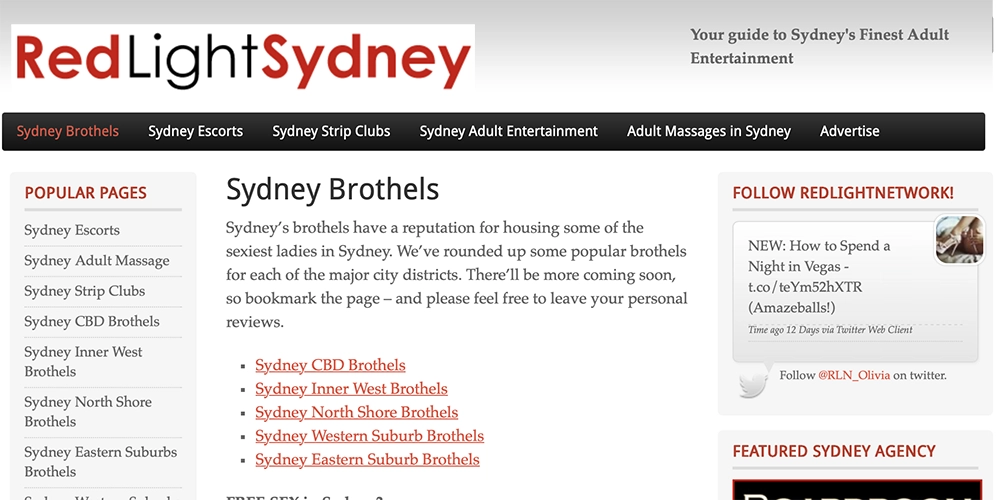 RedLightSydney in 2013